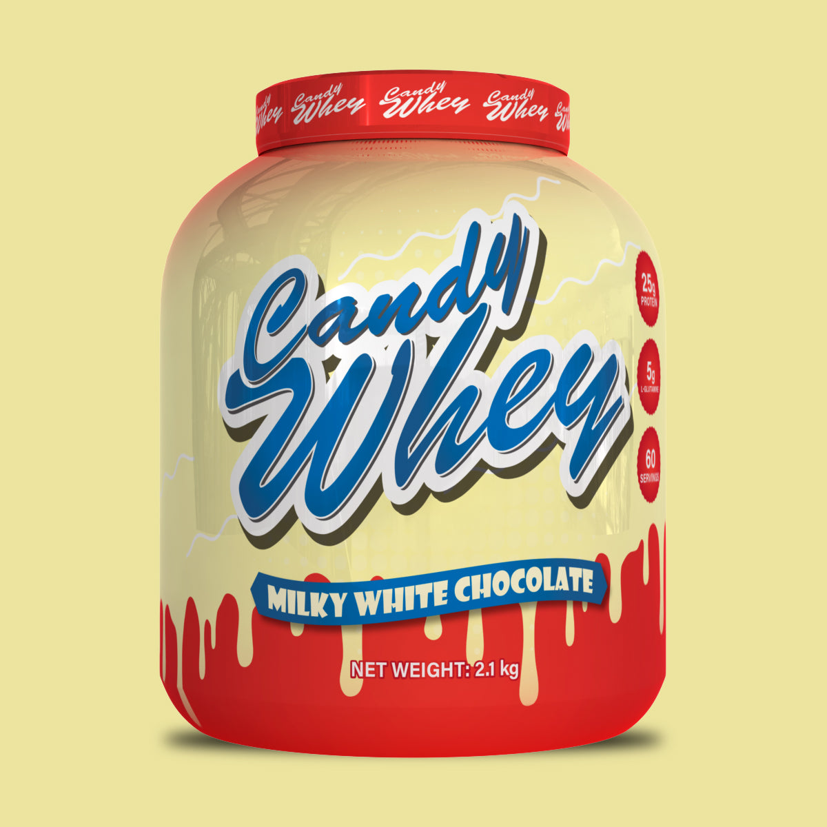 Candy Whey - milky_white_chocolate flavor protein powder by Candy Whey